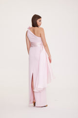Karina - One Shoulder Flounce Dress
