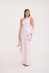Karina - One Shoulder Flounce Dress