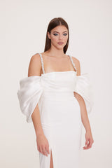 ROMA - Maxi Evening Dress - Open Back Long Dress With Slit