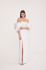 ROMA - Maxi Evening Dress - Open Back Long Dress With Slit
