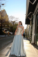 Violet evening dress – Galisa Grace – view 3