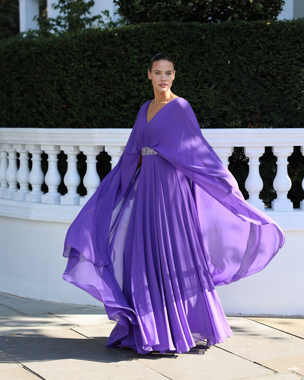 High Quality Long Sleeve luxury Prom Dress Dubai Evening Formal Gown S –  SELINADRESS