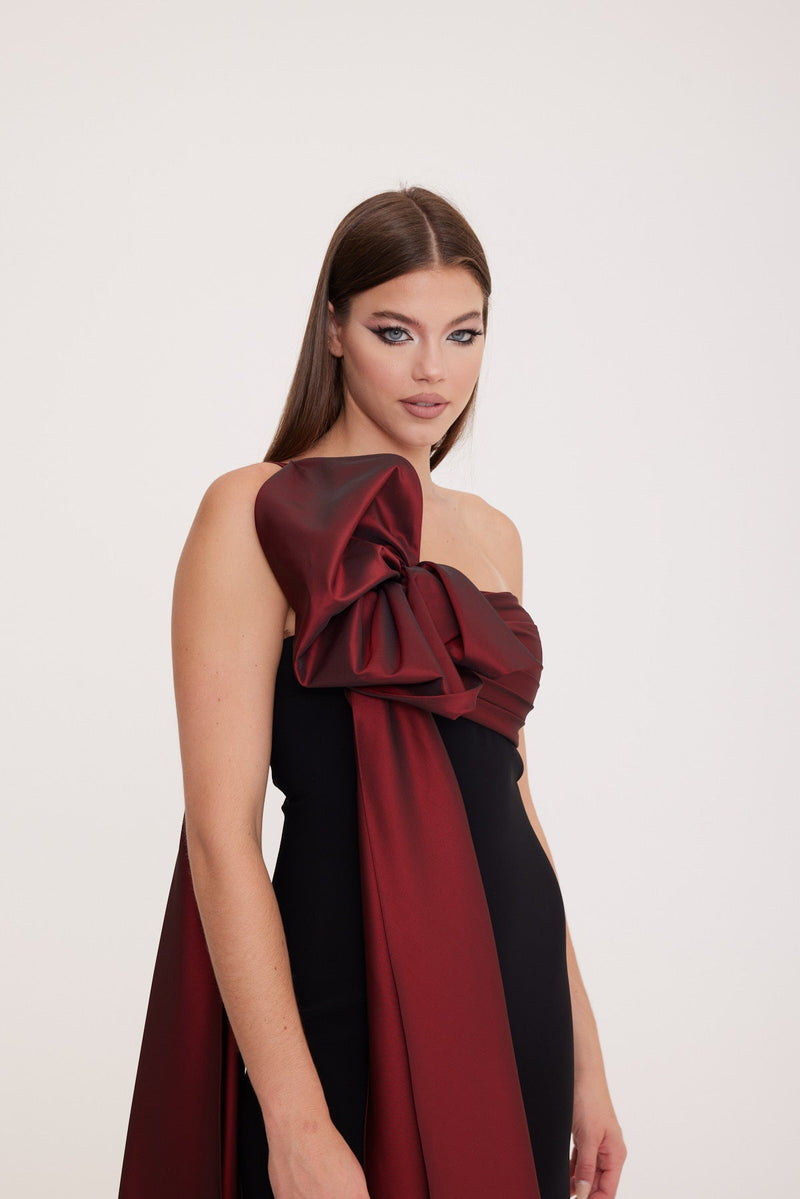 Isadora - One-Shoulder Long Reception Dress