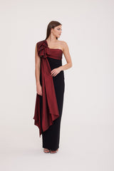 Isadora - One-Shoulder Long Reception Dress